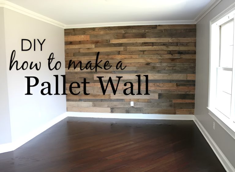 How to Build a Pallet Wall