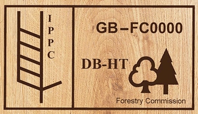 Example pallet stamp.