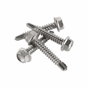 Heavy-Duty Self-Drilling Hex Head Screws (Pack of 50)